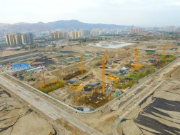 蘭州恒大山水城項(xiàng)目D、E地塊土石方工程施工